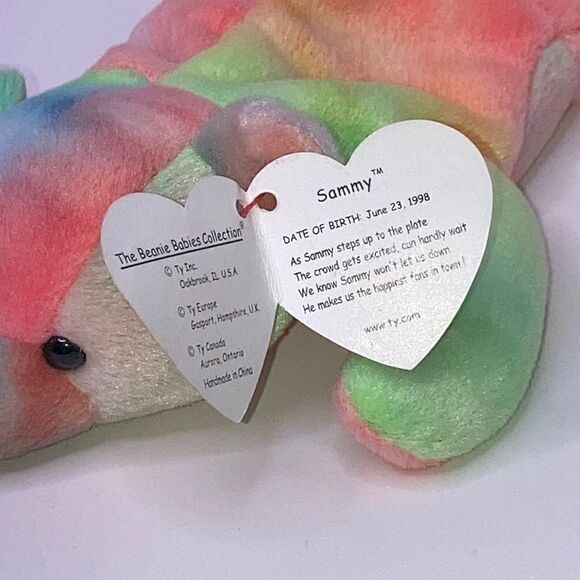Rare Original Beanie Baby Sammy Year 1998 - Picture 2 of 3